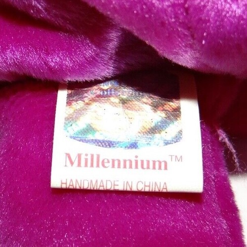 Ty Beanie Babies “Millennium” 1999 with tag and tag protector, misspell on tag - Picture 4 of 7