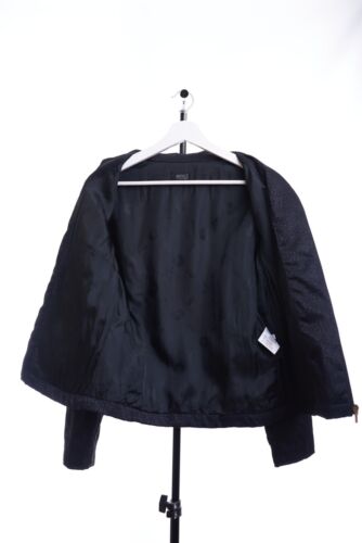 Versace Classic V2 Monogram Vintage 90s Womens Cropped Jacket Size IT 42 - Picture 3 of 21