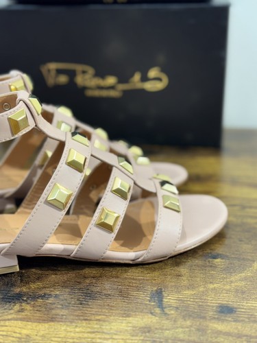 Via Roma 15 Sandalo Donna Nappa Cipria Casual Woman Sandal 36 - Foto 4 di 7