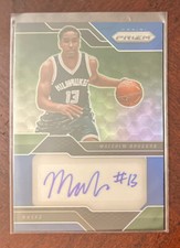 2016-17 Malcolm Brogdon Panini Prizm BLUE Auto Rookie 45/49 #31 Rare Refractor