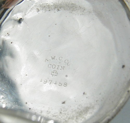 ILLINOIS "5TH PINION" KEY WIND OR CROWN WIND MODEL 3 POCKET WATCH - Picture 4 of 5