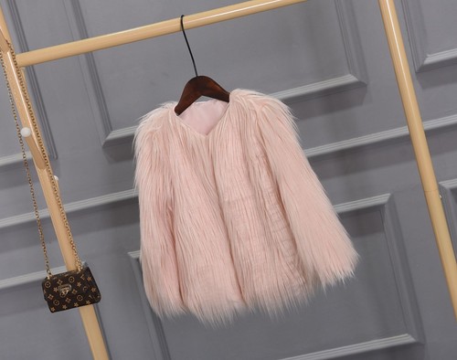 Mode Damen Kunstfellmantel Winter pelzig warm langärmelig Freizeit Party Jacken - Bild 31 von 33