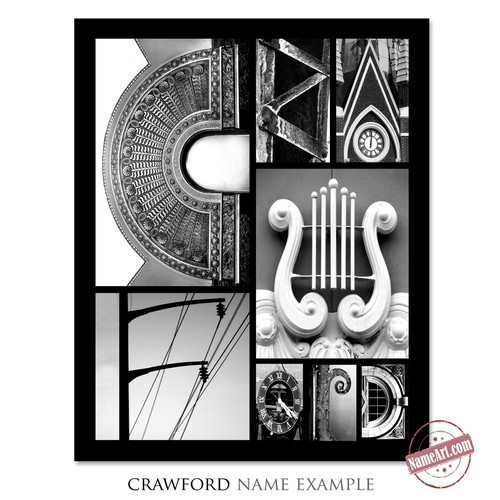 Custom Name Wall Art Print With Letter Art Alphabet Photography. Custom Gift - Picture 4 of 10