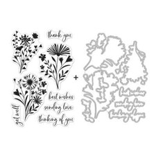 Hero Arts "FLORAL IMPRINTS" Clear Stamps Only OR Stamp Dies Bundle 2023