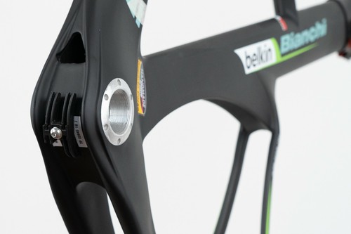 NOS BIANCHI PICO BELKIN CARBON 2014 TIME TRIAL CRONO FRAMESET FRAME TRIATHLON S - Picture 9 of 12