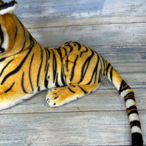 Peluche tigre peluche selvaggio realistico - Foto 5 di 9