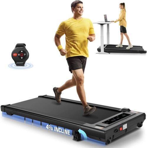 4-in-1 Elektrisches Laufband Walkingpad Fitnessgerät Heimtrainer mit Steigung DE - Bild 16 von 56