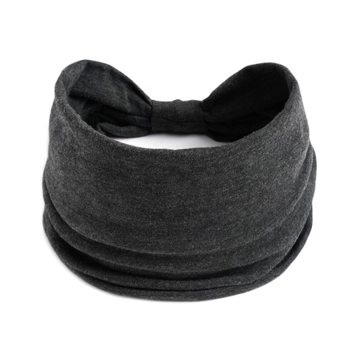 Wide Headband Extra Large Thick Elastic Hair Band Soft Vintage Headwrap Sports - Picture 4 of 26