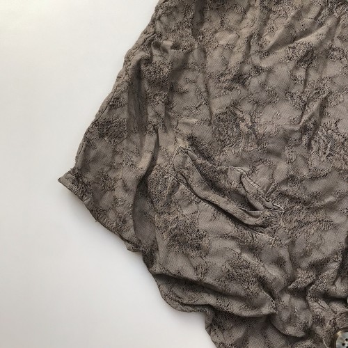 CP Shades Blumen Weste braun geblümt Gr. S kleine Knopfleiste beige bestickt - Bild 9 von 15