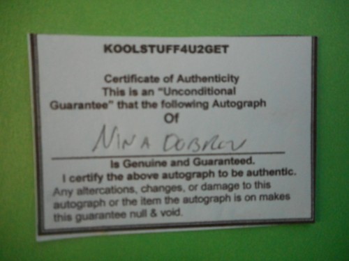 Nina Dobrev signed 2012 CRYPTOZOIC THE VAMPIRE DIARIES Trading Card #4 W/COA - Picture 4 of 4