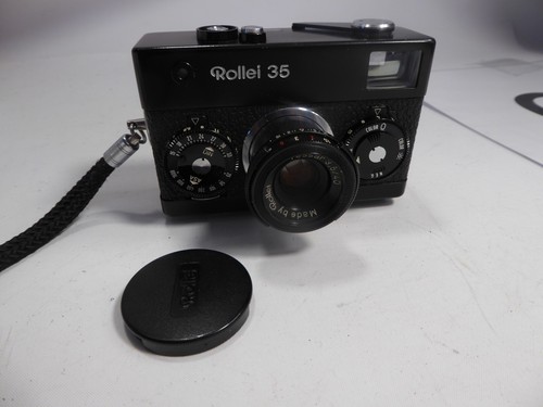 Rollei 35 Film Camera Tessar 40mm f3.5 fully working order + FRONT CAP serviced - Picture 5 of 8
