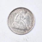 1868-S SEATED LIBERTY HALF DIME ~ CHOICE AU/BU ABOUT UNCIRCULATED!