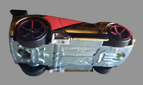Hot Wheels Power Rage 2007 cromo dorado #161 coche misterioso suelto diecast rojo Oh5 - Imagen 12 de 15