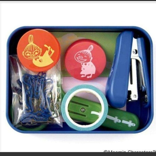 Moomin Little My Snufkin Stationary Set in Tin Case - Picture 3 of 4