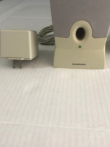 Harman Kardon 02320V Multimedia Computer Speaker System With Adapter Vintage - Picture 5 of 5