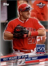 2019 Topps Opening Day 150 Years of Fun #YOF25 Mike Trout - NM-MT