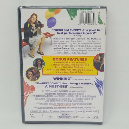 Motherhood (DVD, 2010) Movie Uma Thurman Anthony Edwards Minnie Driver - Imagen 2 de 6