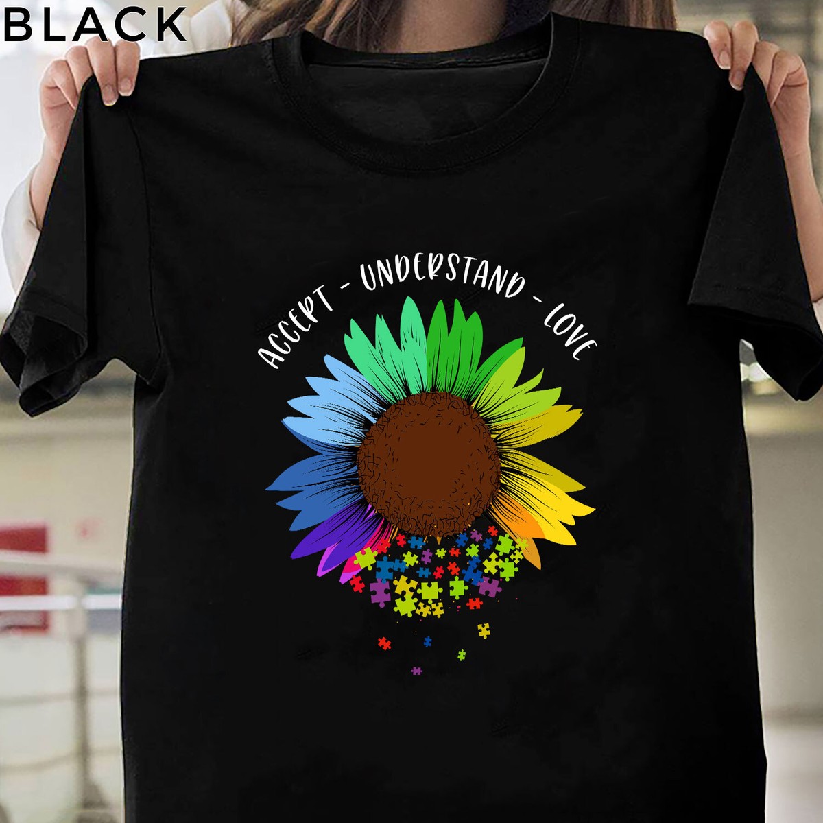 Floral Autism Awareness Daisy Flower For Mom Women T-Shirt Floral Autism Awareness Daisy Flower For Mom Women T-Shirt