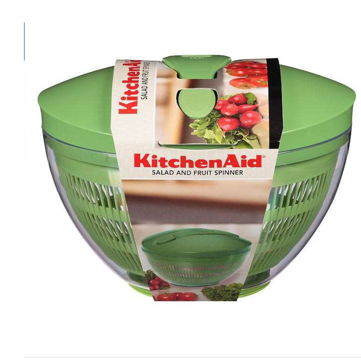 KitchenAid Salad & Fruit Spinner Avocado Green KitchenAid Salad & Fruit Spinner Avocado Green