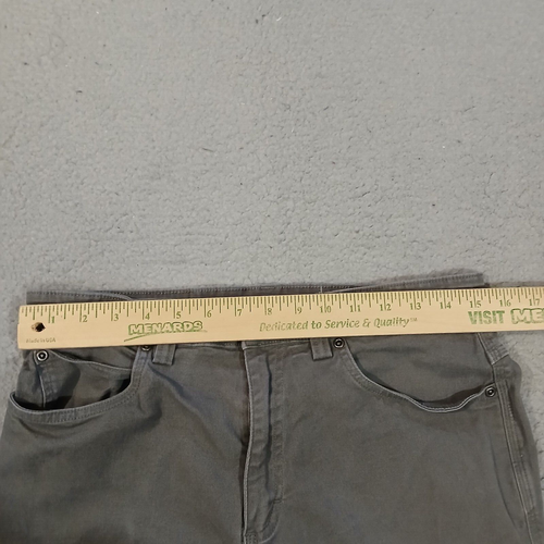 Duluth Pants Mens 32x28 Gray Flex Firehose Standard Fit Stretch Canvas Chore - Picture 5 of 17