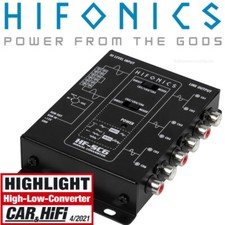 Hifonics HF-SC6 6-Kanal High-Low-Level-Konverter Autoradio auf Cinch Adapter