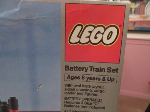 Lego BATTERY TRAIN SET #7772 Box with insert ONLY 1985 - Picture 2 of 6