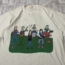 Vintage Edie Brickell & New Bohemians Music T-Shirt White Cotton S-345XL 8HRT59