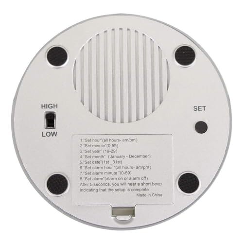 Extra Large Talking Alarm Clock for Blind - Announcing Time Date and ...