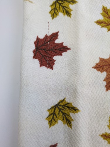 Lot Of 3 Fall Autumn Theme Hand Towels Brown Leaves Cotton Blend - Picture 5 of 9