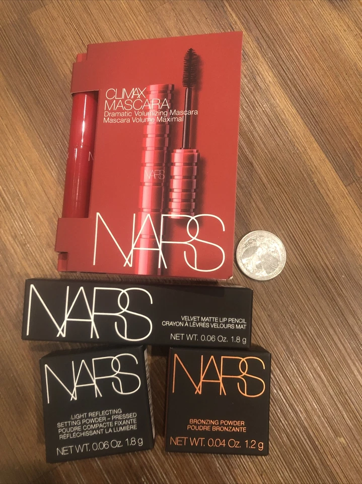 NARS Laguna 古铜色,半透明水晶套装,Dolce Vita 唇笔,睫毛膏 — 第 4/4 张图片