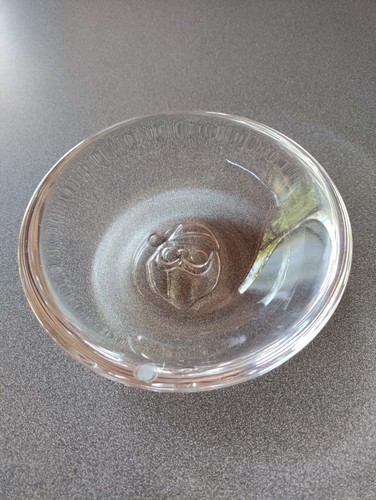 Vintage Orrefors Sweden Sweetie Santa Schale Kristall Martti Rytkonen Weihnachten - Bild 1 von 3