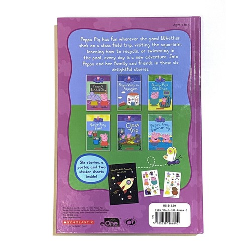 NWT Peppa Pig - Treasury - Hardcover Book, Poster & Stickers - 6 Story Anthology - Picture 3 of 5