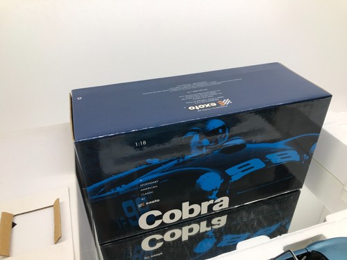 EXOTO 18124 AC COBRA 260 SHELBY DRIVING SCHOOL -BLUE 1:18- HIGH QUALITY IN BOX - Imagen 3 de 14