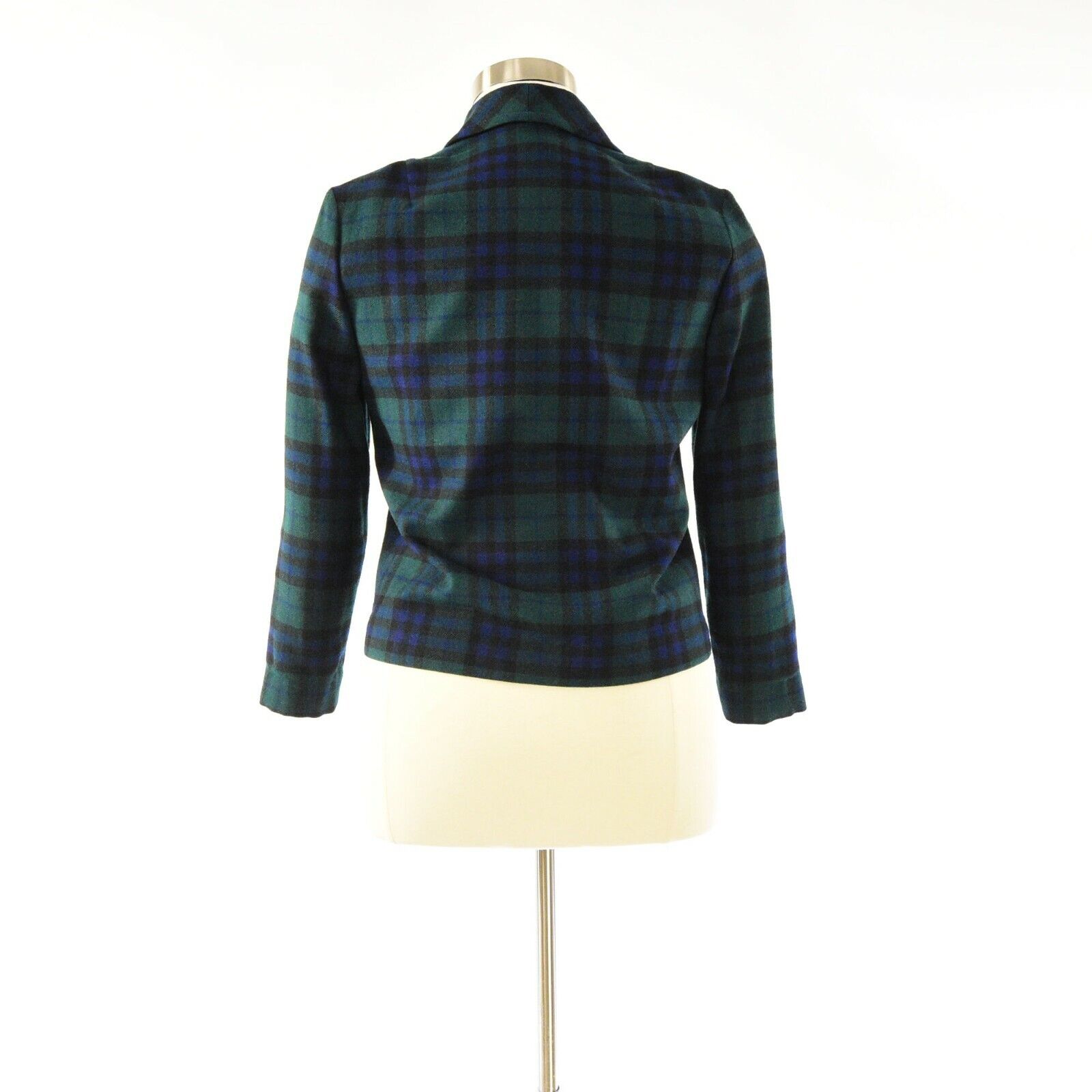 50s Vintage Pendleton Plaid Jacket Blazer Womens L - image 4