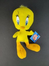 Vintage 1997 Ace Looney Tunes Tweety Bird Plush Yellow 9" Stuffed Toy w/Tags