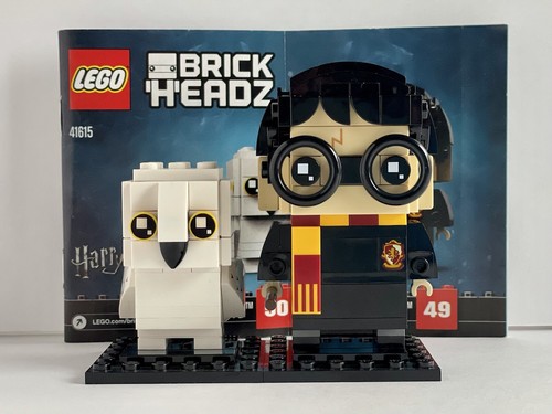 LEGO 41615 Brickheadz Harry Potter & Edvige 100% completo con manuale - Foto 8 di 8