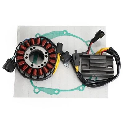 Magneto Stator+Voltage Rectifier+Gasket For Suzuki DR-Z400SM DRZ 400 2000-2019 - Image 1 of 4