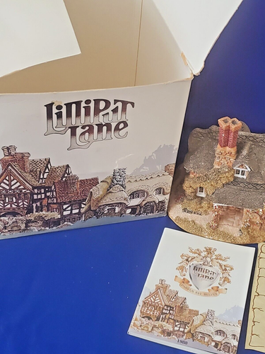 Liliput Lane Oak Cottage Blaise Hamlet Collection Miniaturhaus England 5" - Bild 8 von 10