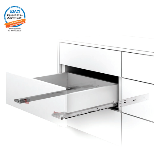 Push to Open Full Extension Concealed Undermounting Drawer Runner 19mm SAMET - Picture 14 of 31