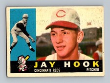 1960 Topps #187 Jay Hook VG-VGEX