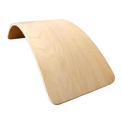 Wooden Balance Board Wobble Curved Waldorf Board Yoga Rocker Leaning Toy for Kid - Picture 5 of 21
