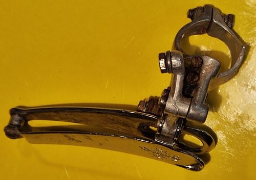 CAMPAGNOLO NUOVO GRAN SPORT FRONT DERAILLEUR BICI VINTAGE - Picture 8 of 14