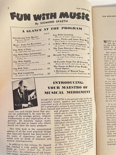 Vintage Spaß mit Musikbuch von Sigmund Spaeth 1945 - Bild 4 von 5