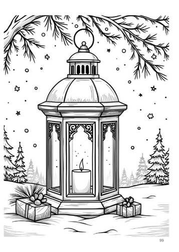 Das 50 zauberhafte Fantastische Weihnachts-Malbuch für Erwachsene - Bild 4 von 11