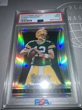 2013 AARON RODGERS Panini Select SILVER PRIZM PSA 9 MINT SP Jets