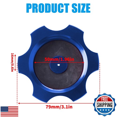 JINGKE CNC Aluminum Gas Fuel Tank Cap with Breather Valve for 50cc 70cc 90cc - Picture 2 of 5