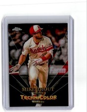 2023 Topps Chrome in Technicolor Mike Trout Los Angeles Angels #TT-1