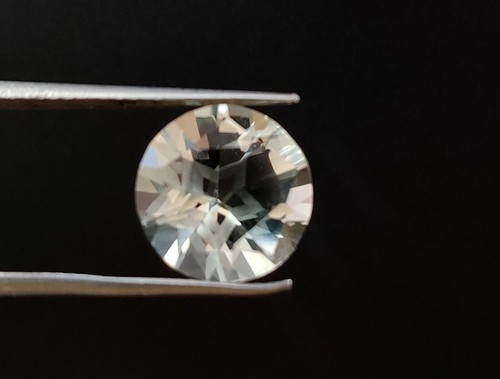 Natural Excellent Green Amethyst Round Texas Star Cut Gemstone Jewelry Making - Picture 2 of 10