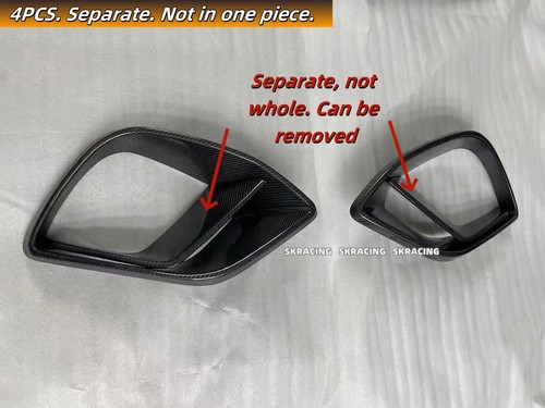 Carbon Fiber Front Bumper Air Vent Body kits For 2019-2021 Mercedes Benz GT63 - Picture 2 of 6