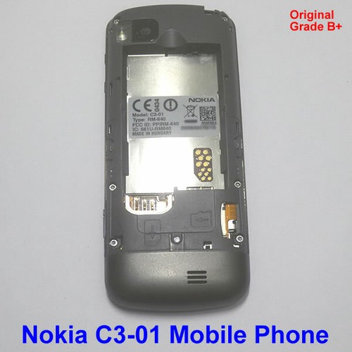 100 % Original Original Nokia C3-01, 5MP 3G WLAN entsperrt Handy dunkelgrau - Bild 6 von 6